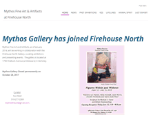 Tablet Screenshot of mythosfirehouse.com